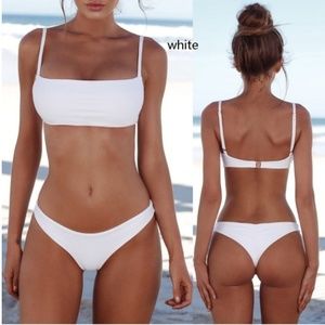 Bandage Bra Push-up Bikini Set